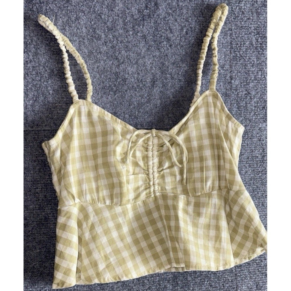 Billabong X The Salty Blonde Tie Front Crop Cami Top M